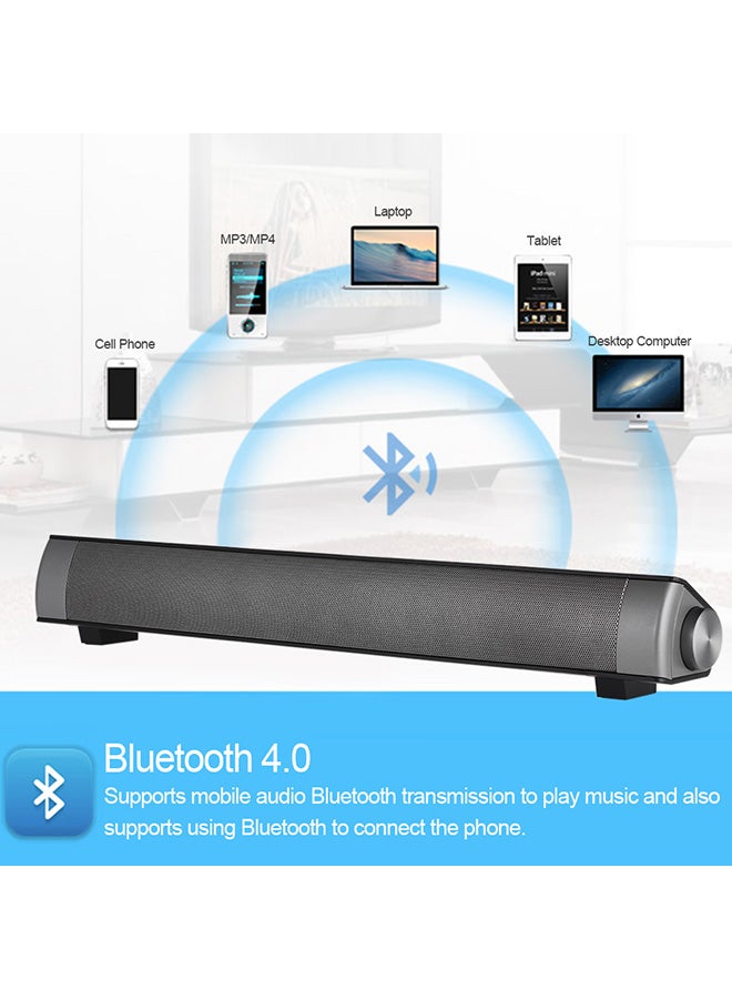 Wireless Bluetooth Soundbar Speaker V3229 Black  - Image 2