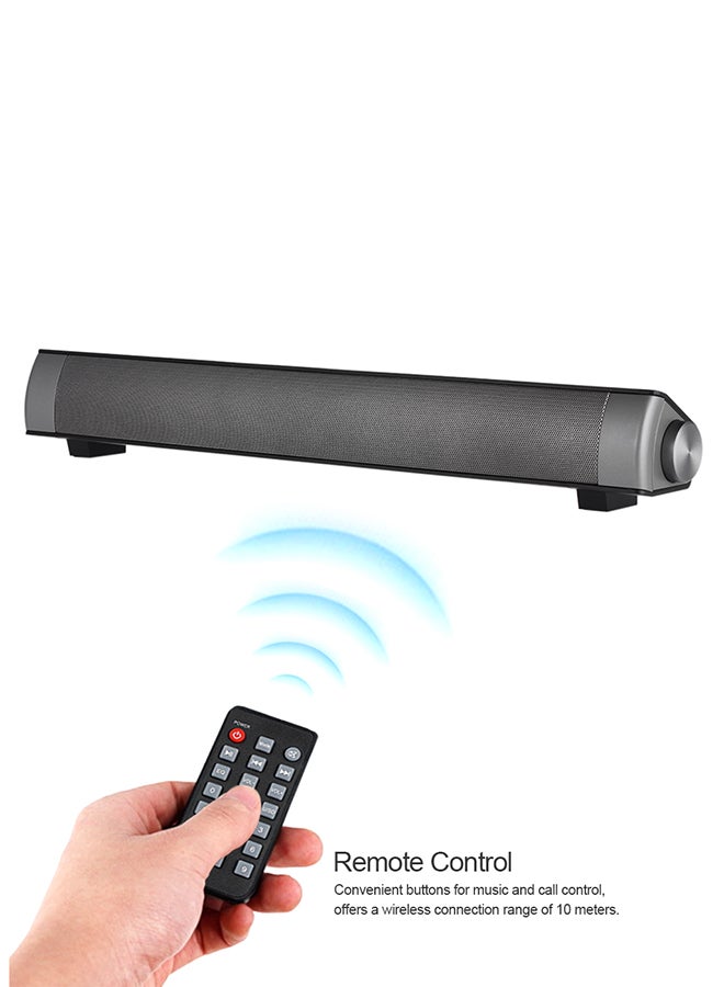Wireless Bluetooth Soundbar Speaker V3229 Black  - Image 4