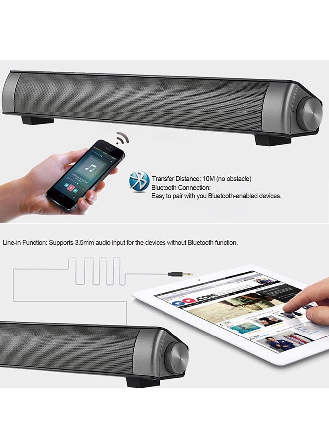 Bluetooth Sound Bar V2768 Black - Image 2