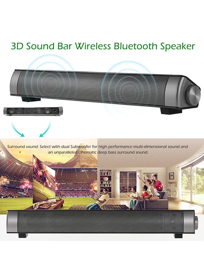 Bluetooth Sound Bar V2768 Black - Image 3