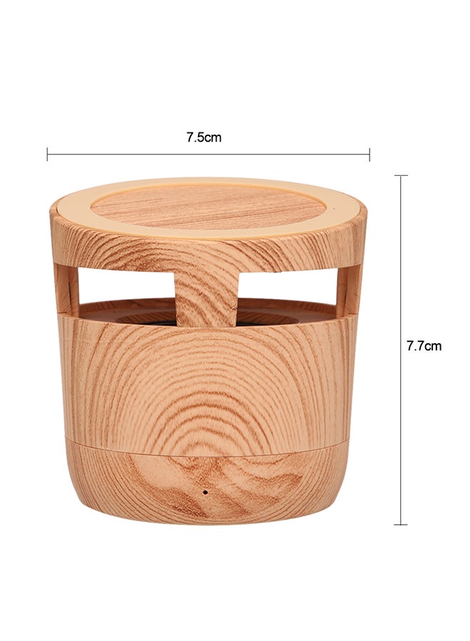 Portable Bluetooth Wooden Speaker V5057 Brown  - Image 2