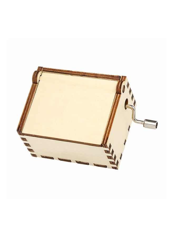 Vintage Wooden Theme Song Music Case Beige  - Image 2