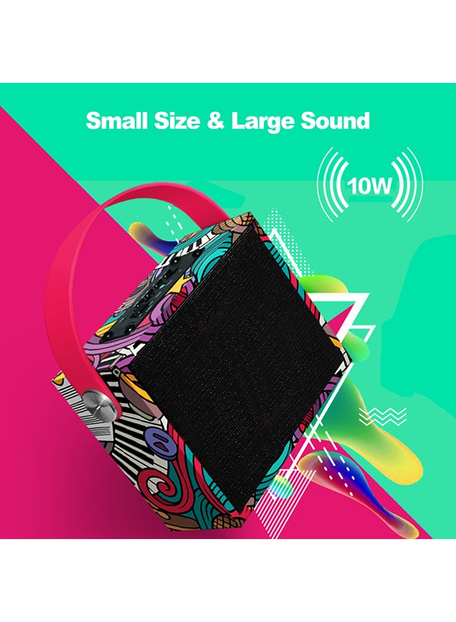 M7 Wooden Bluetooth Speaker V4589 Multicolour  - Image 3