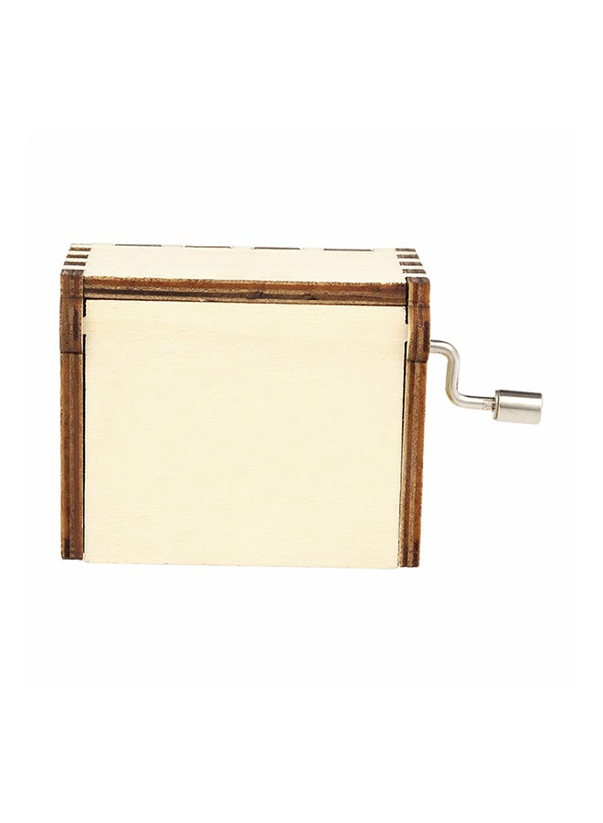 Vintage Wooden Theme Song Music Case Beige  - Image 3