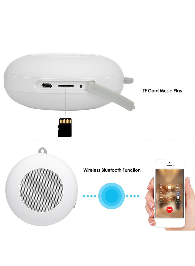 Portable Bluetooth Speaker V4159 White  - Image 3