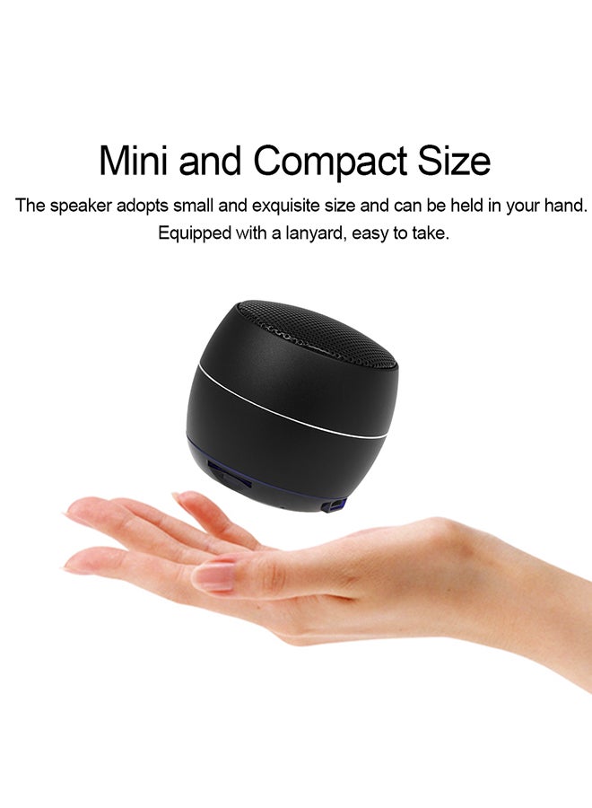Mini Portable Bluetooth Speaker V5715 Black - Image 5