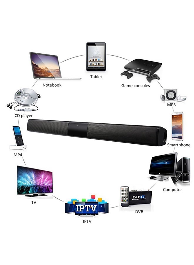 Wireless Bluetooth Soundbar Speaker V4202 Black  - Image 3