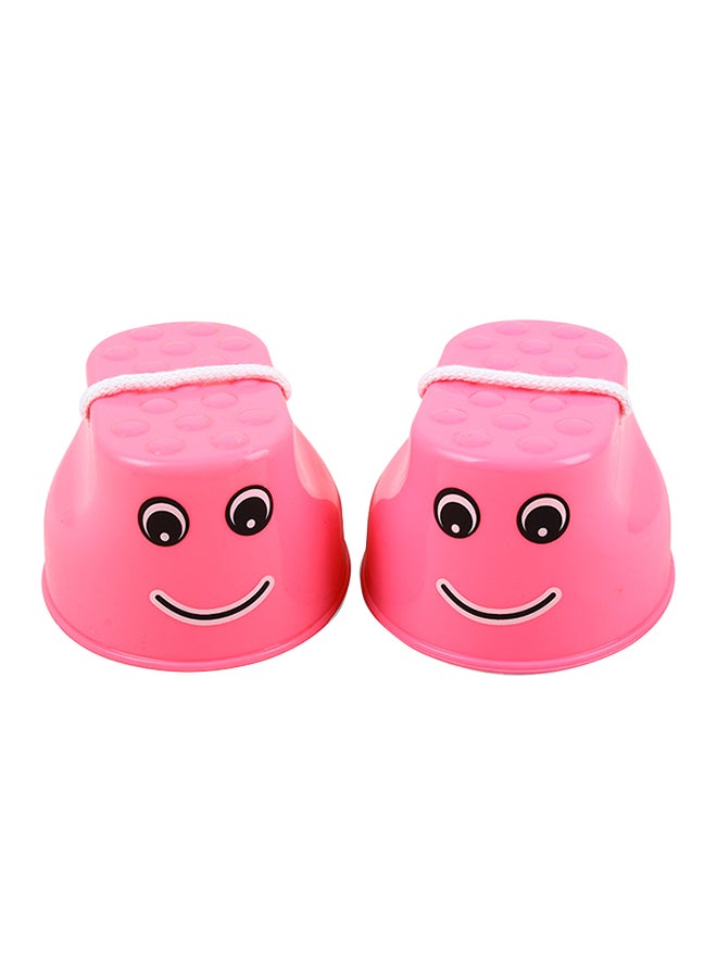 Thickened Plastic Balance Training Smiling Face Fun Toy 12x10x7cm