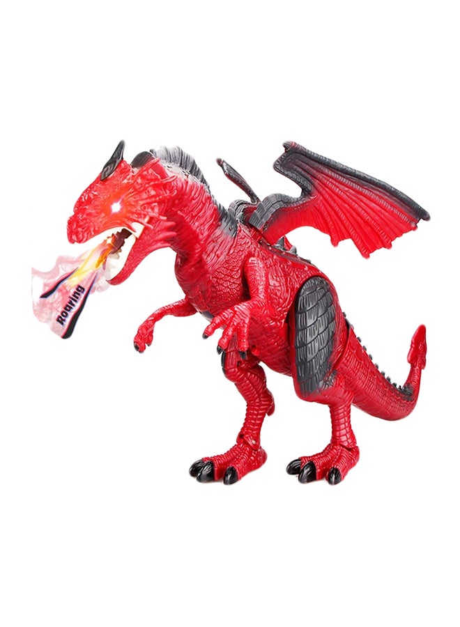 T-Rex Dinosaur Fire Dragon Figure With Remote Control - Image 1