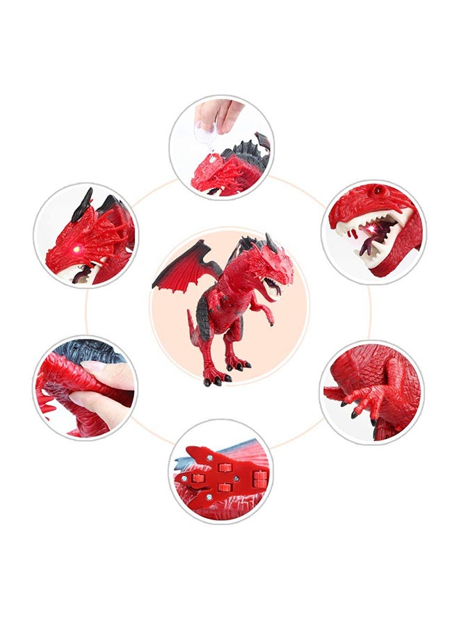 T-Rex Dinosaur Fire Dragon Figure With Remote Control - Image 2