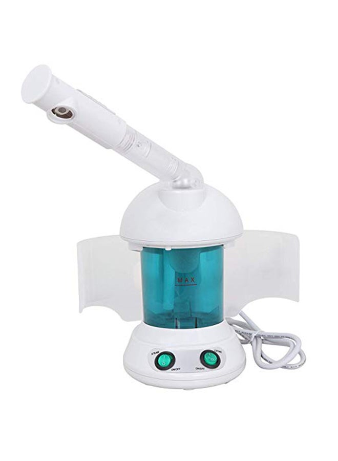 2-In-1 Portable Mini Facial Cum Hair Steamer White/Blue 2160grams - Image 2