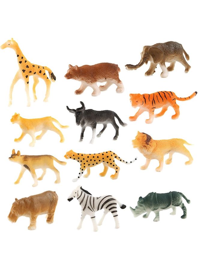 Unique 12-Piece Mini Vinyl Forest Animal Set - Image 3