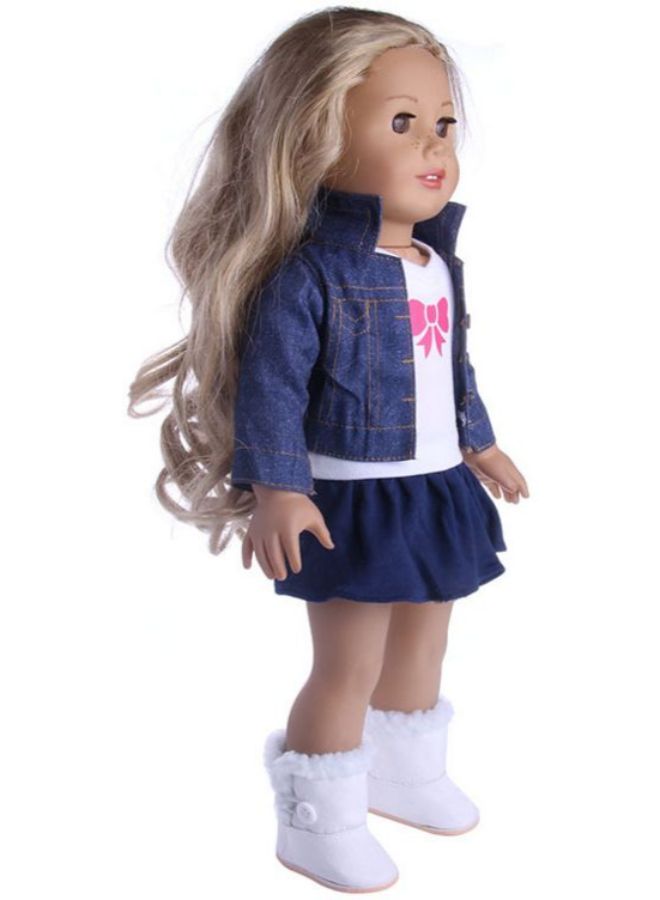 يونيك ملابس لدمية أميركان جيرل من 3 قطع 18بوصة - Image 3