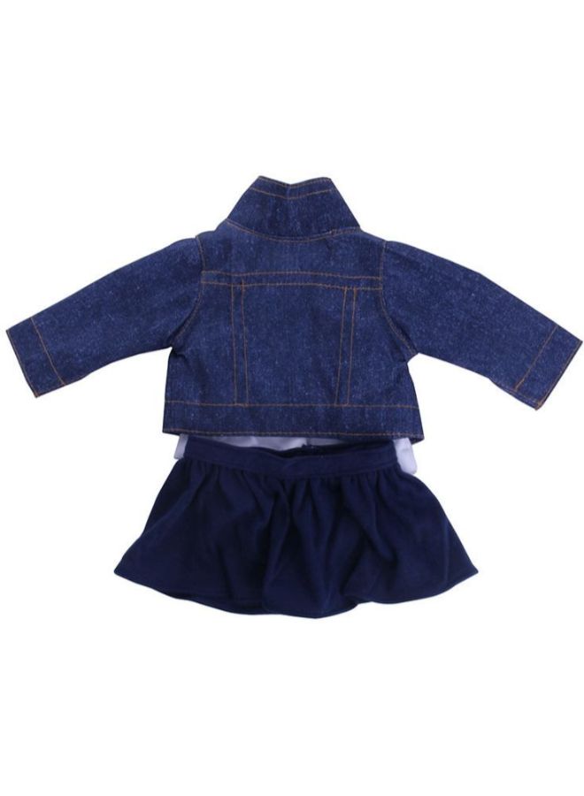 يونيك ملابس لدمية أميركان جيرل من 3 قطع 18بوصة - Image 2