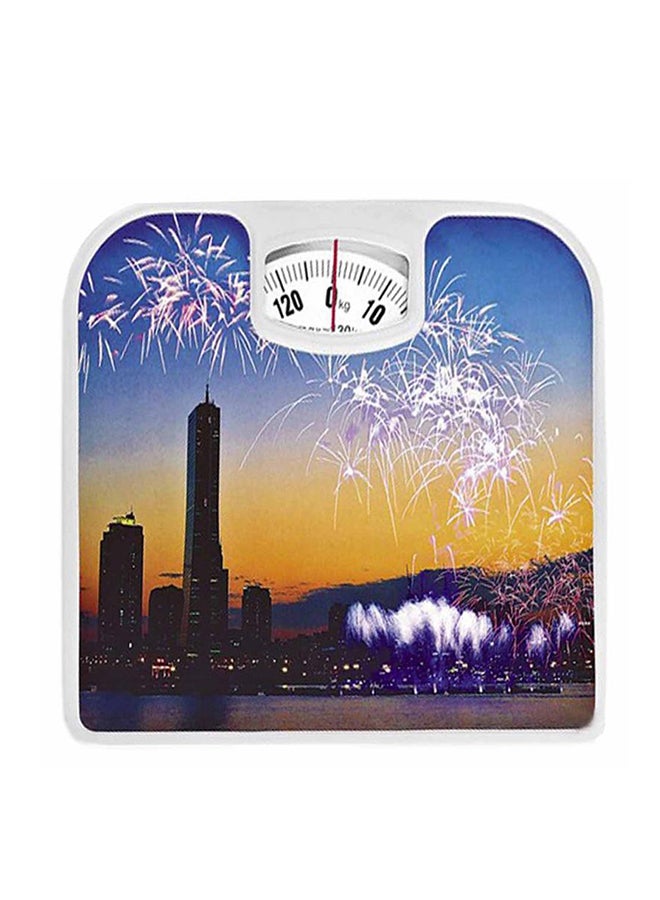 Generic Mechanical Health Bathroom Weighing Scale Multicolour 