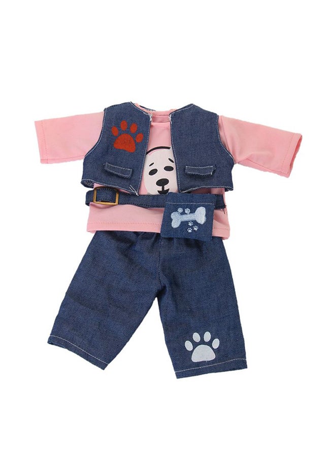 يونيك طقم جينز لدمية أميريكان جيرل 18بوصة - Image 1