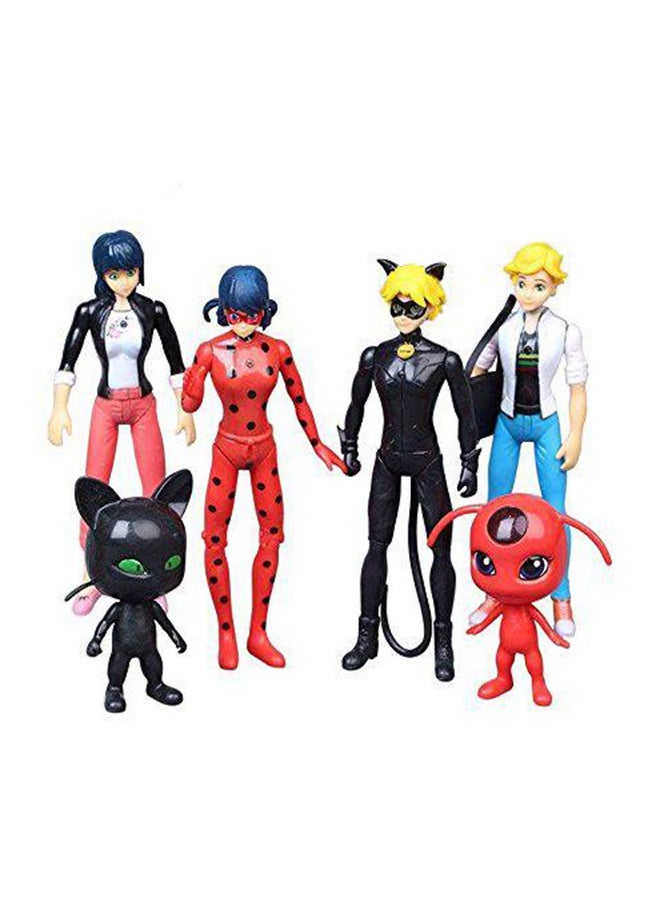 Unique - 6-Piece Miraculous Ladybug Action Figure - Image 1
