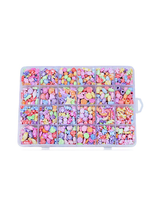 يونيك مجموعة حبات خرزية على شكل لؤلؤ يمكنك استخدامها بنفسك مكوّنة من 550 حبة - Image 1