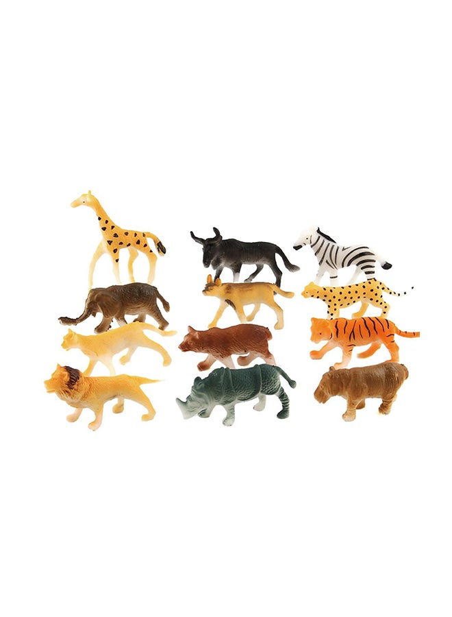Unique 12-Piece Mini Vinyl Forest Animal Set - Image 1