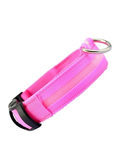 Generic LED Luminous Light Flashing Pet Collar Pink 10 x 4 x 3cm  - Image 1