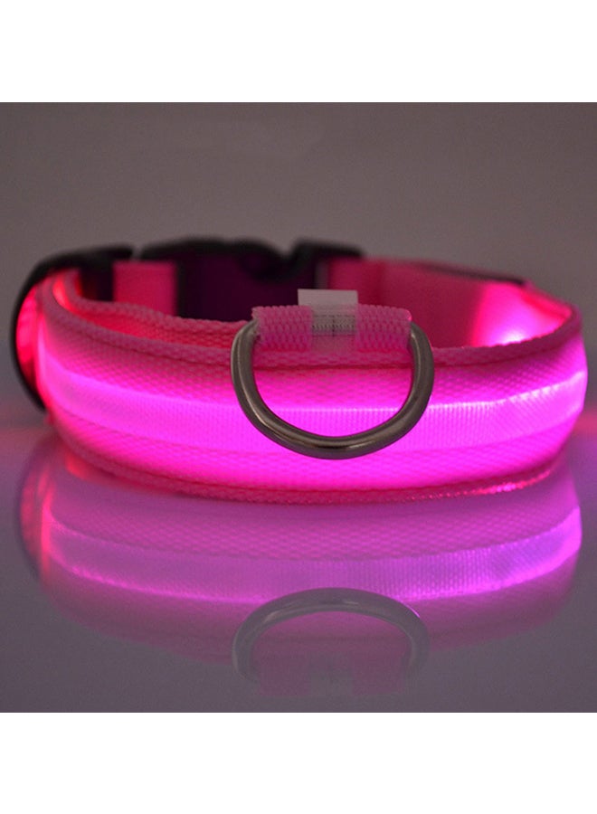 Generic LED Luminous Light Flashing Pet Collar Pink 10 x 4 x 3cm  - Image 3
