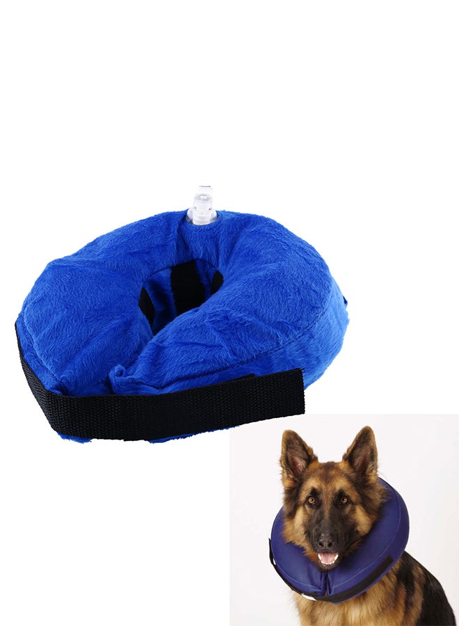 Inflatable Pet Soft E-Collar Blue 19  x  12  x  4cm - Image 3