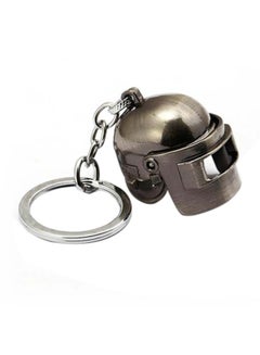 Armor Model Pubg Charm Keychain Silver