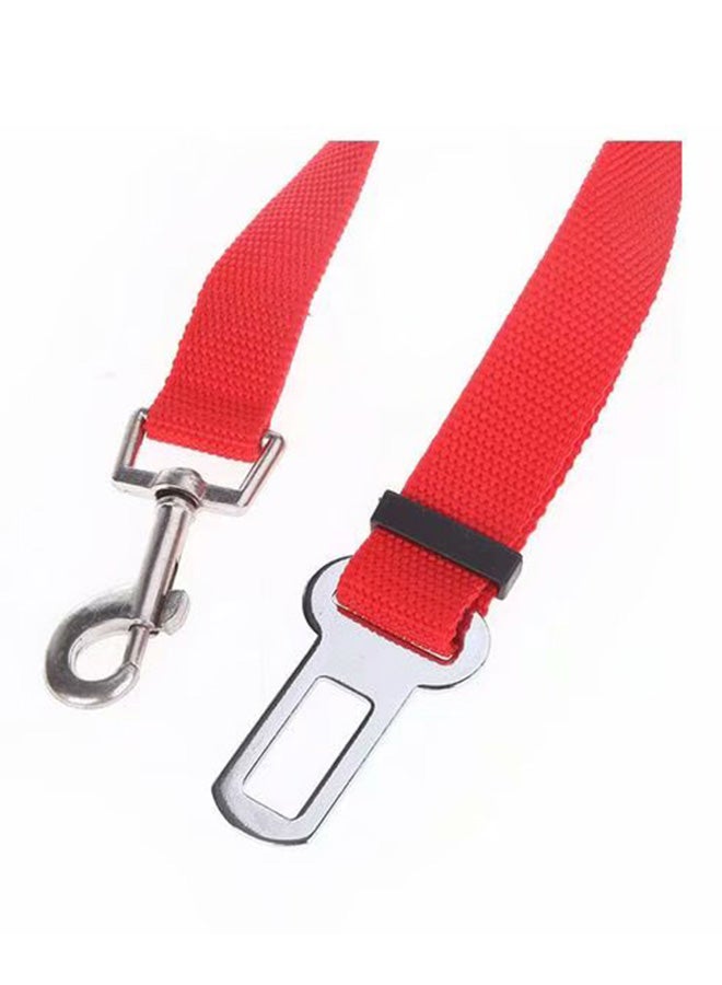Adjustable Pet Seatbelt Red - Image 3