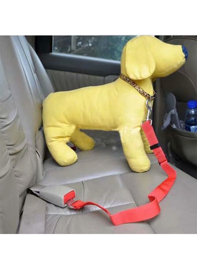 Adjustable Pet Seatbelt Red - Image 4