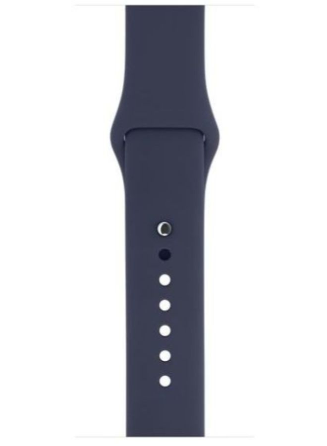 Generic - Silicone Strap Band For Apple Watch Navy Blue - Image 1