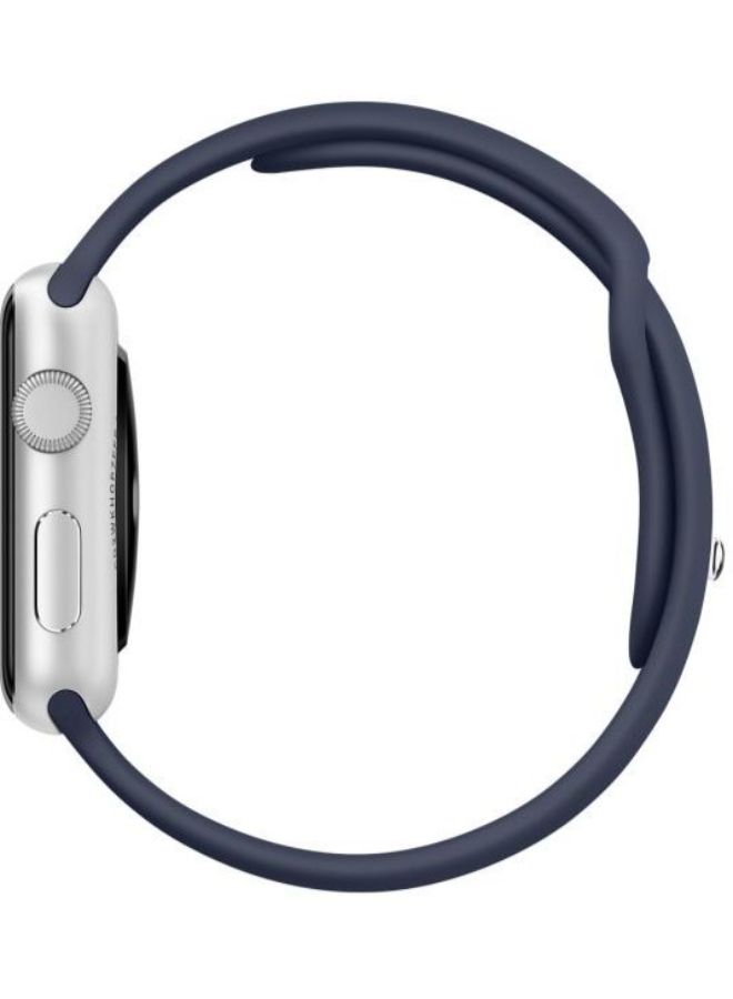 Generic - Silicone Strap Band For Apple Watch Navy Blue - Image 1