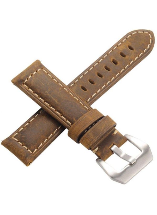 Leather Strap Band For Samsung Gear S3 Brown - Image 3