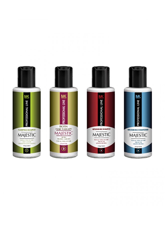 Majestic Keratin Biotin Therapy Hair Treatment Complete Kit 125ml 