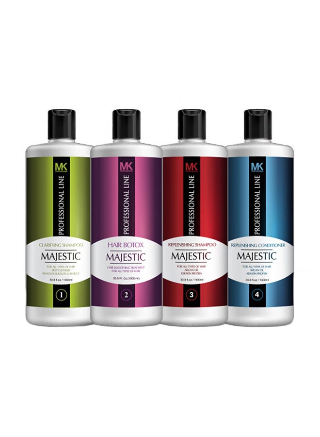 Majestic Keratin Botox Hair Smoothing Treatment Complete Kit 475ml 