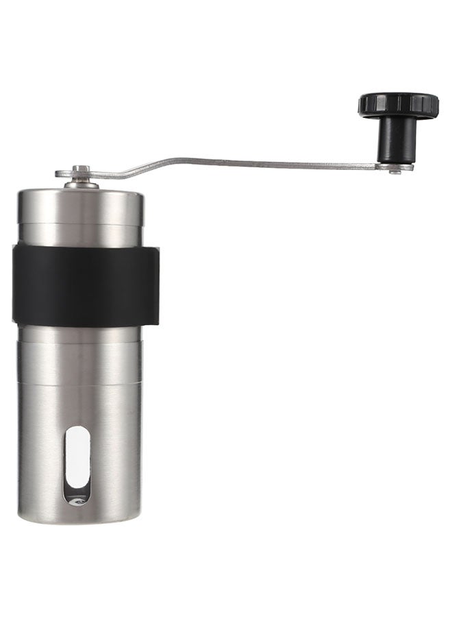 مطحنة قهوة يدوية أسود/ فضي - Image 1