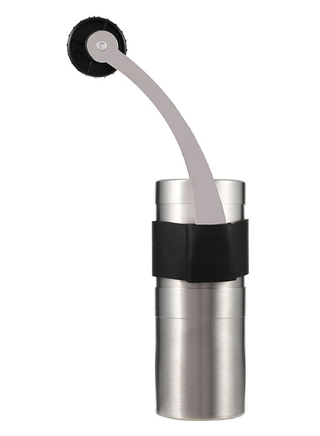 مطحنة قهوة يدوية أسود/ فضي - Image 2