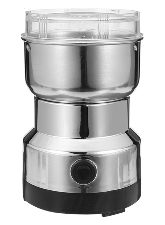 مطحنة قهوة كهربائية فضي/أسود/شفاف - Image 1