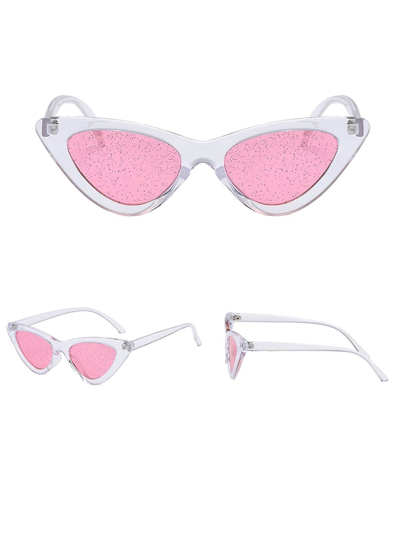 Vintage Retro Cat-Eye Frame Sunglasses - Image 2