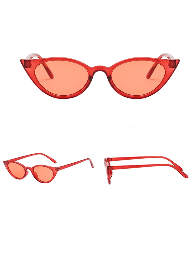 Vintage Retro Cat-Eye Frame Sunglasses - Image 2