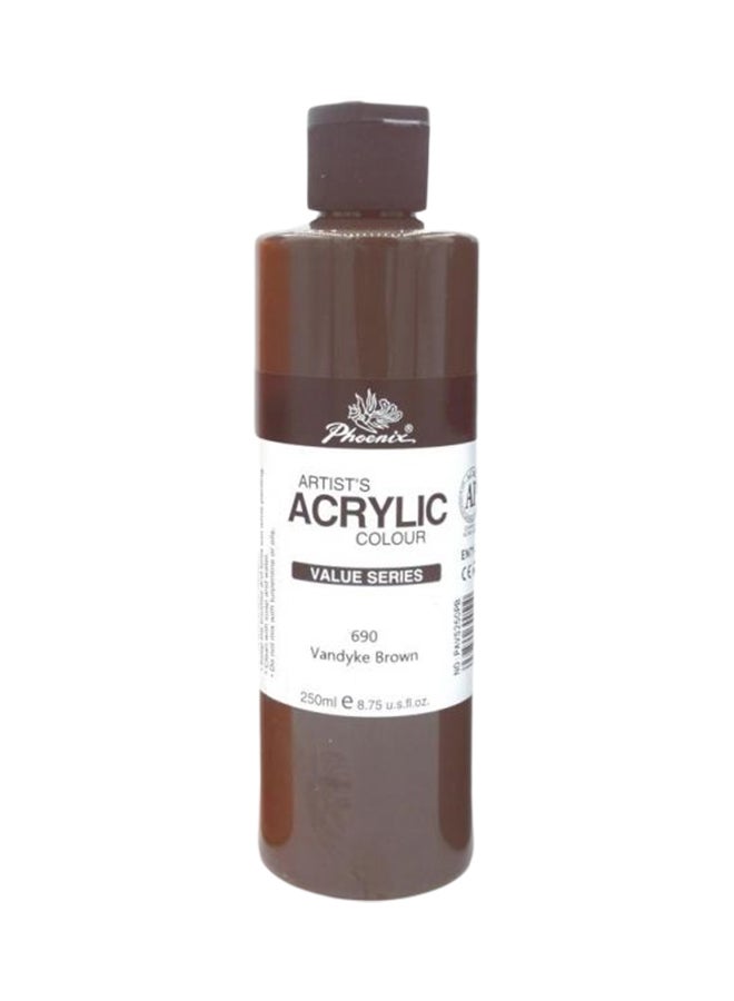 Phoenix Artist Acrylic Paint Brown