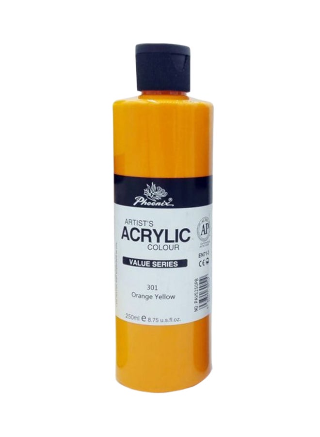 Phoenix Artist Acrylic Paint Orange Yellow