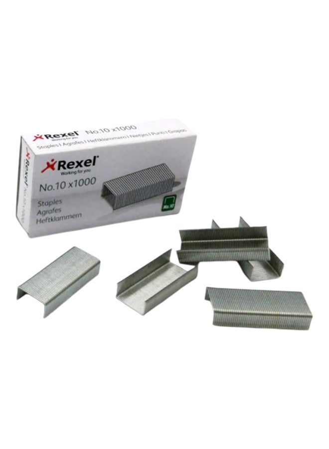 Rexel Pack Of 1000 Staples Grey