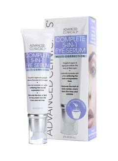 Advanced Clinicals 5-In-1 Multi Correction Anti Aging Eye Serum 2Fluid Ounce 