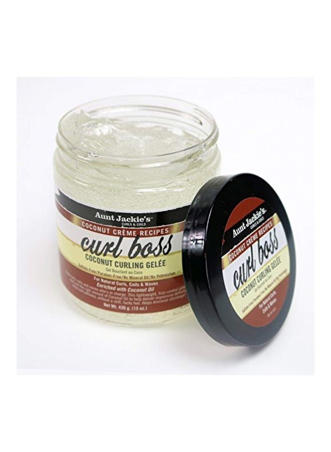 Aunt Jackie's Curl Boss Coconut Curling Gel  - Image 2