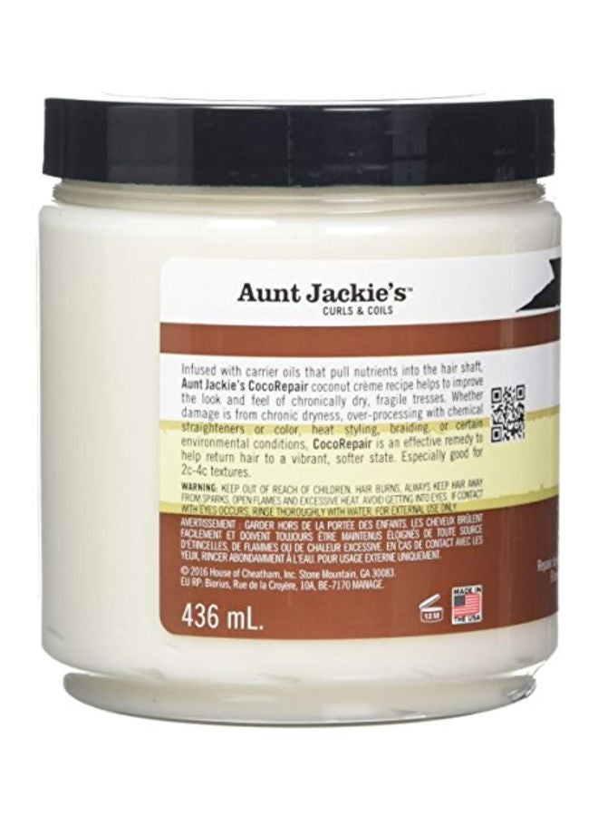 Aunt Jackie's Coco Repair Coconut Crème Deep Conditioner  - Image 3