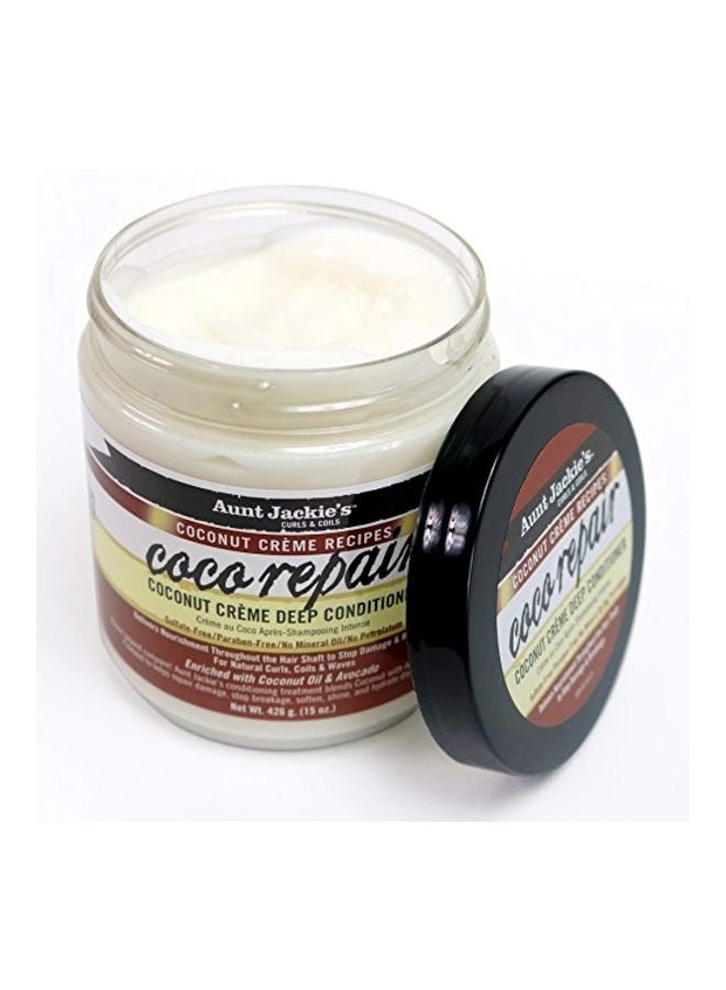 Aunt Jackie's Coco Repair Coconut Crème Deep Conditioner  - Image 2