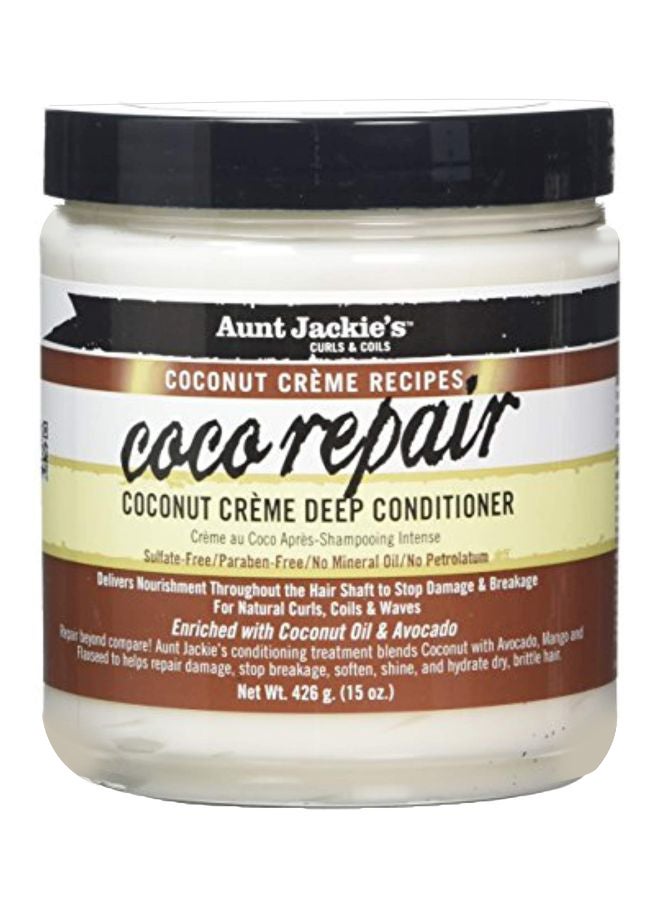 Aunt Jackie's Coco Repair Coconut Crème Deep Conditioner  - Image 1