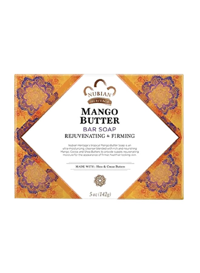 Nubian Heritage 6-Piece Mango Butter Soap Bar Set 142grams - Image 1