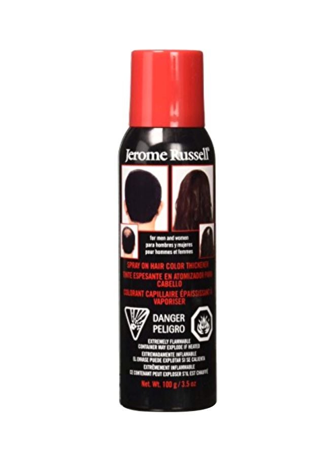 Jerome Russell Spray On Hair Color Thickener Medium Brown  - Image 1