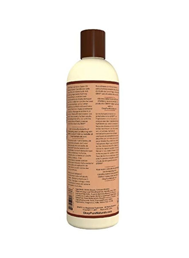 OKAY Black Jamaican Castor Oil Leave-In Conditioner - Clear 355ml  - Image 2